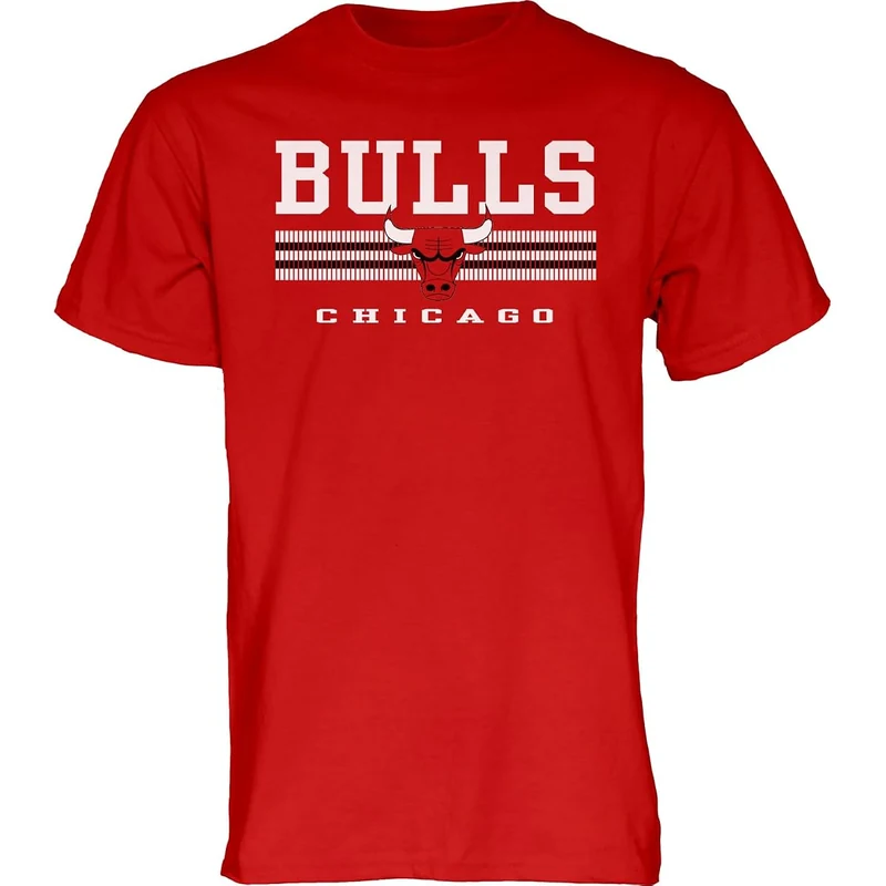 NBA Official Team T-Shirt Blue Bulls Jersey Sports Jerseys